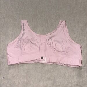 Soft Comfort Front-Closure Light Pink Wireless Bra